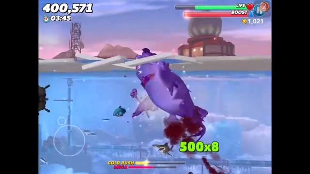 Hungry Shark World Best Shark Ever - Mega Max Royal Hungry Megalodon! - IOS & Android смотреть онлайн