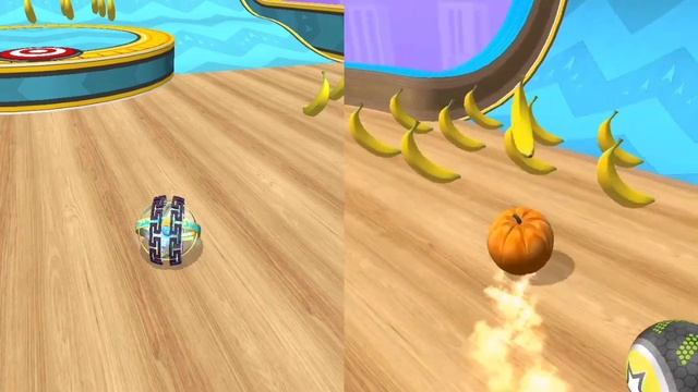 Going Balls Banana Frenzy Collection Android gameplay Walkthrough смотреть онлайн