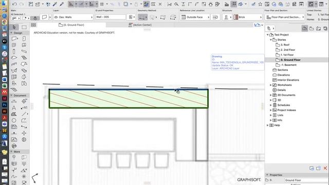 ArchiCAD 23 - Tutorial: The wall tool in ArchiCAD 23 (Beginner) смотреть онлайн