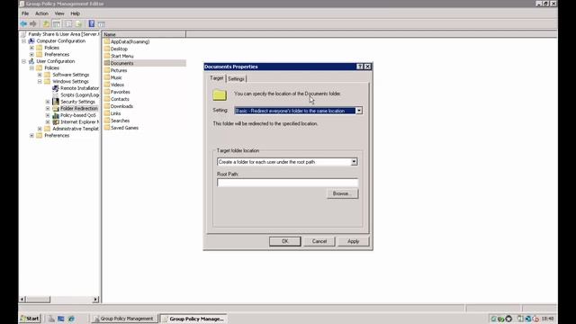 Windows server 2008 - Folder redirection - Recorded in 720P HD смотреть онлайн
