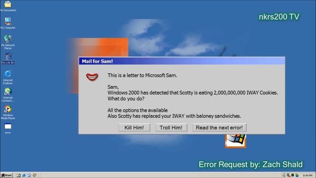 Microsoft Sam reads Funny Windows Errors Season 6 Episode 6 Part 2 смотреть онлайн