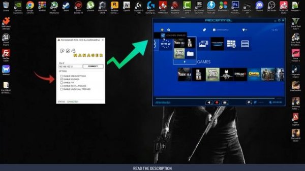 HOW TO ENABLE GOLDHEN ON PS4 12.00 (PS4 MANAGER TOOL)