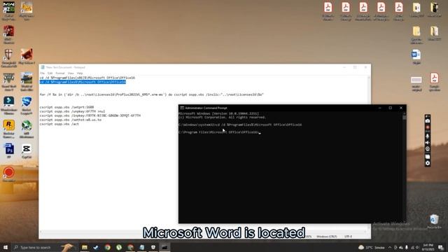 How To Activate Microsoft Office Using The Command Prompt смотреть онлайн