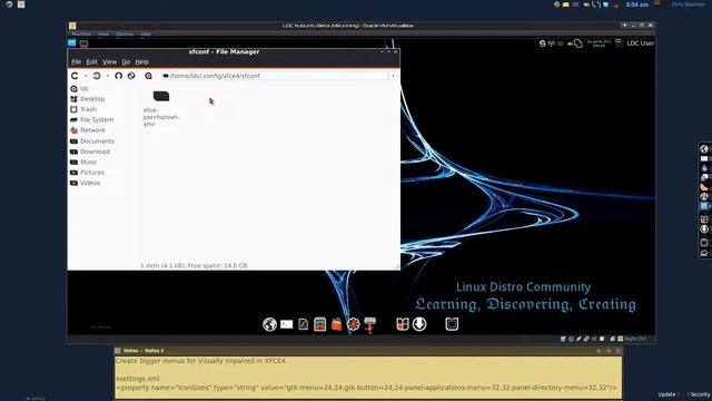 Create bigger menus for Visually Impaired in XFCE4 смотреть онлайн