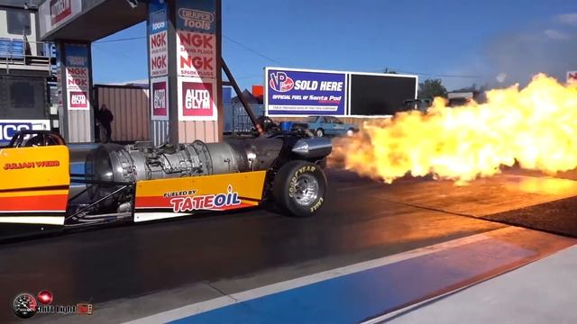 SPLIT SECOND JET CAR - 5000LBS OF THRUST JET DRAGSTER смотреть онлайн