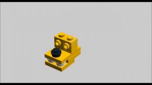 How to Build Lego  Five Night at Freddy's mini Golden freddy head Stop-motion Build