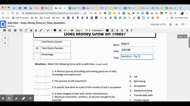 Using DocHub with Google Classroom смотреть онлайн