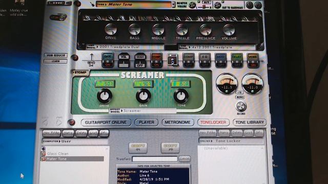 Line 6 Tone Port GX Interface With Gear Box Software смотреть онлайн