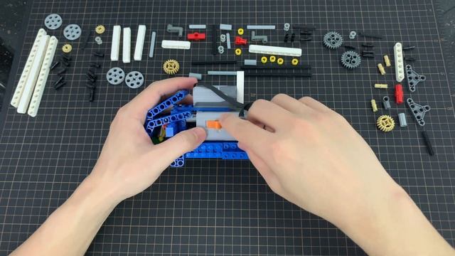 Helicopter Lego Instructions Two Fans Rotation - Lego Education 9686