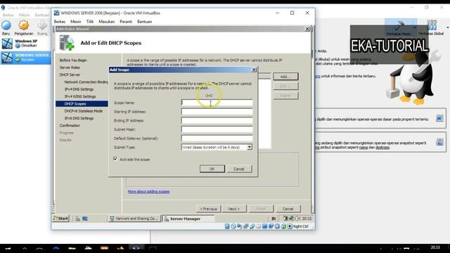 Tutorial Konfigurasi DHCP | WINDOWS SERVER 2008 смотреть онлайн