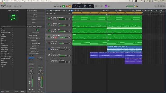 Красивая мелодия. Заготовка для трека в Logic X (01.04.23) смотреть онлайн