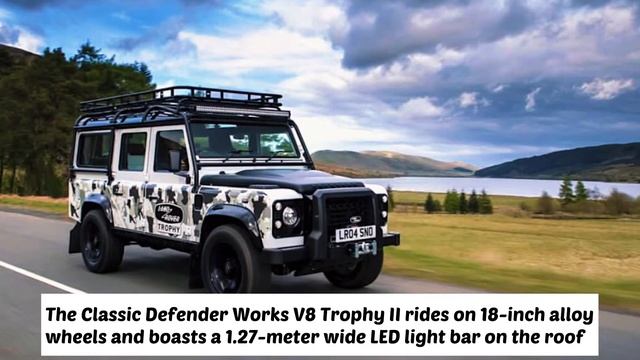 New 2022 Land Rover Classic Defender Works V8 Trophy II | First Look Review смотреть онлайн