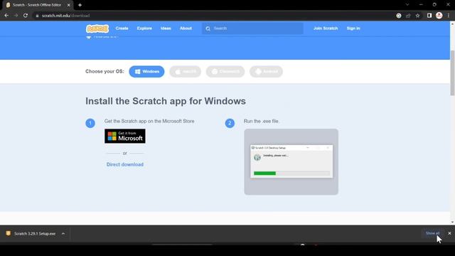 How to install Scratch in Windows 11 in 2023 смотреть онлайн