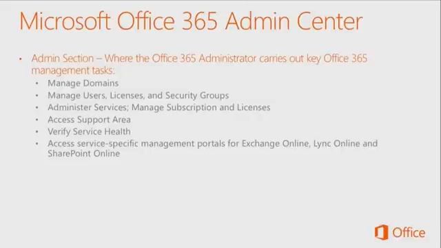 Office 365 Administration - 01 - Overview and Infrastructure смотреть онлайн