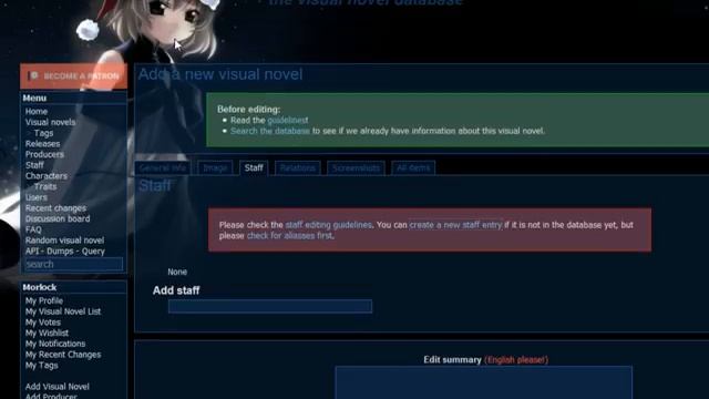 The Newest Entry on VNDB смотреть онлайн