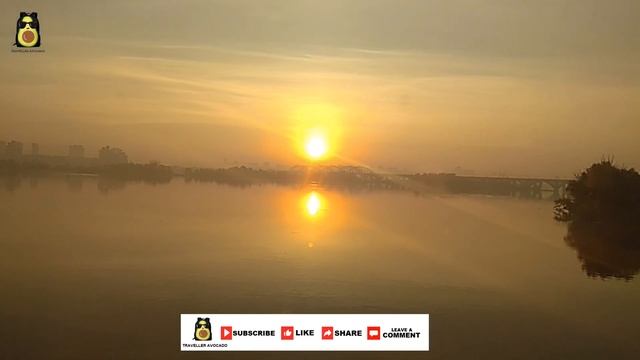 AMAZING SUNRISE AT DNIEPER RIVER 🇺🇦 KIEV UKRAINE смотреть онлайн