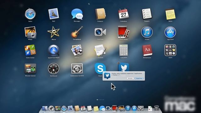 24 • Désinstaller une application du Mac App Store • Mountain Lion (tutoriel vidéo) смотреть онлайн