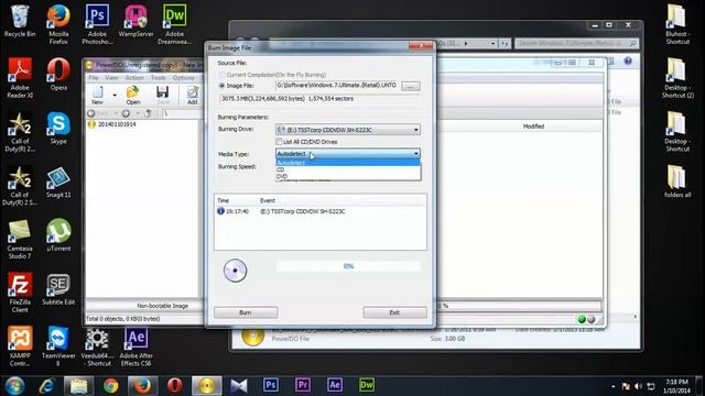 How to burn a ISO image file to a DVD - 2014 смотреть онлайн