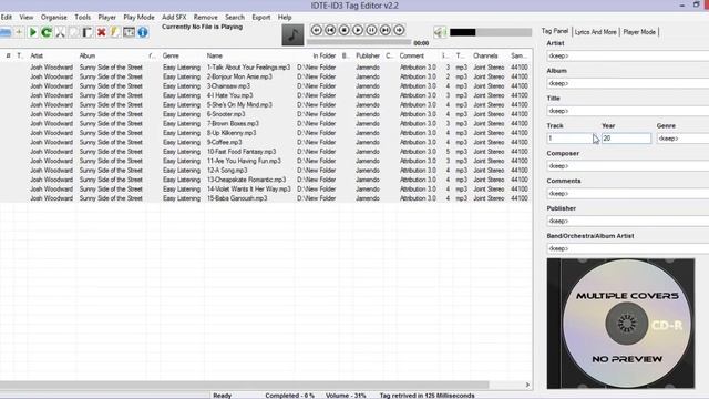 IDTE ID3 Tag Editor Tut 1 Batch Track Autonumbering And Filename To Tag Conversion 1 смотреть онлайн