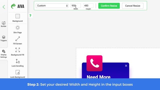 How to Resize a Pop up on Aiva смотреть онлайн