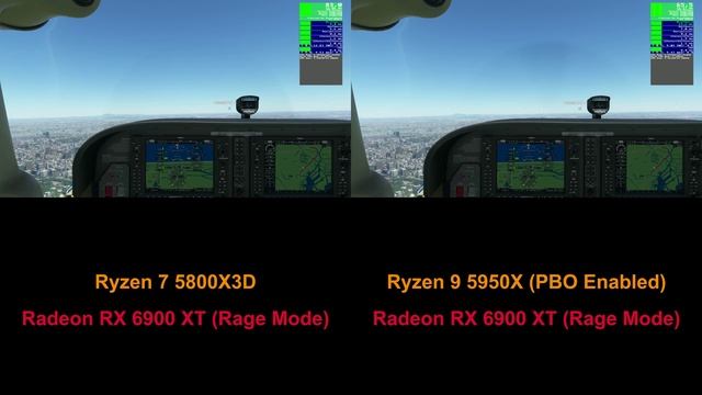 Microsoft Flight Simulator 2020 Ryzen 7 5800X3D vs Ryzen 9 5950X смотреть онлайн