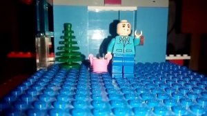 Лего грузопассажирский лифт. Человек застрял в лифте