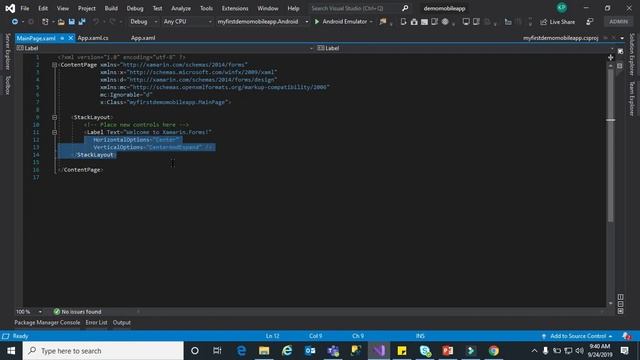 create first cross platform mobile apps with xamarin forms in visual studio 2019 смотреть онлайн
