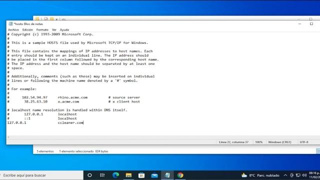 Como Editar El Archivo host En Windows 10 смотреть онлайн