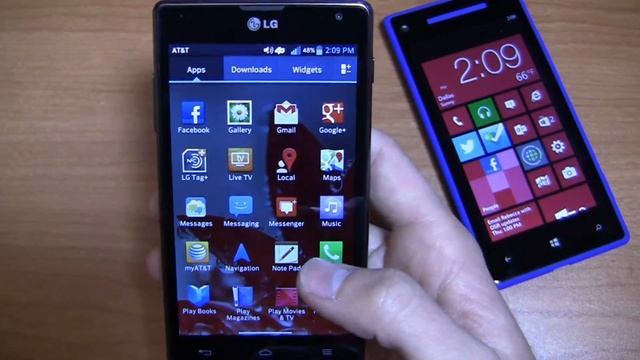 LG Optimus G vs. HTC Windows Phone 8X Dogfight Part 1 смотреть онлайн