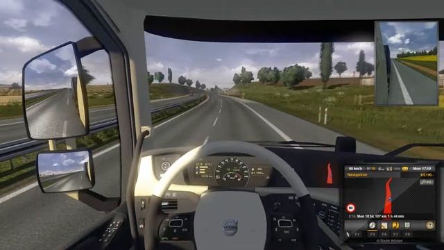 Euro truck simulator 2 - Logitech Driving Force GT Gameplay (Full HD) смотреть онлайн