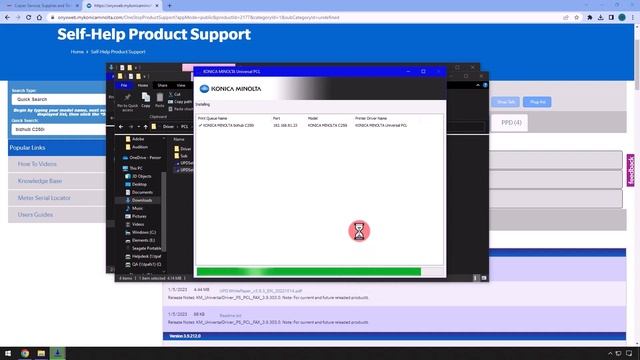 Konica Install and Configure the Windows Universal Print Driver смотреть онлайн