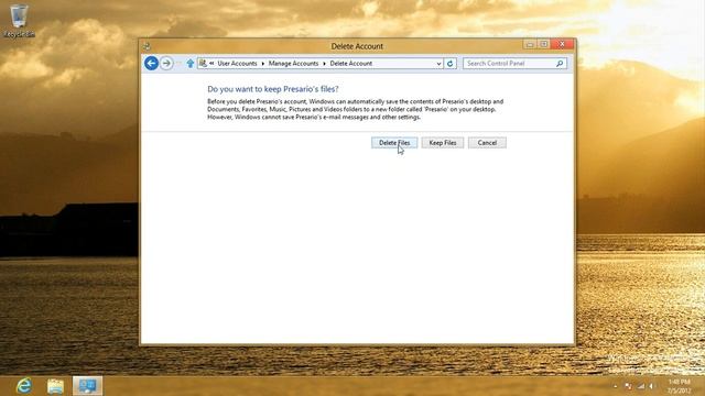 How to Delete a User Account in Windows 8 смотреть онлайн