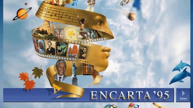 Microsoft Encarta 95 opening intro смотреть онлайн