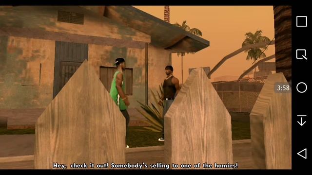 GTA San Andreas cleaning the hood mission game Hacked on Android смотреть онлайн