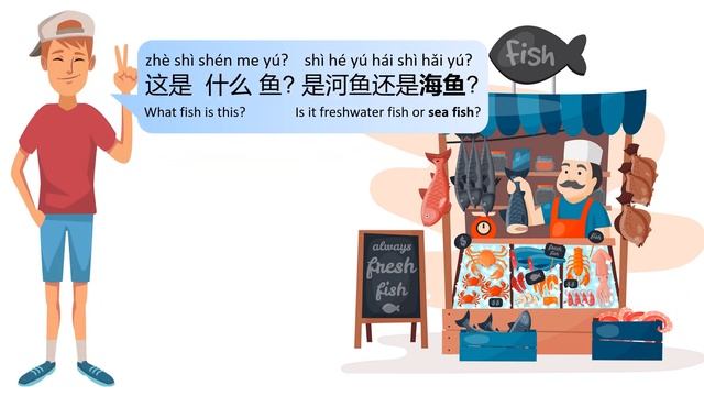 [Lesson 9] Chinese Conversation - Food Market - 农贸市场 - Chinese Dialogue