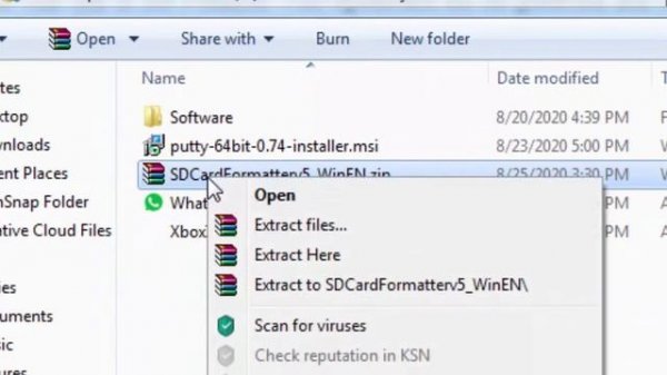 How to format an SD memory Card or pendrive using SD card formatter tool