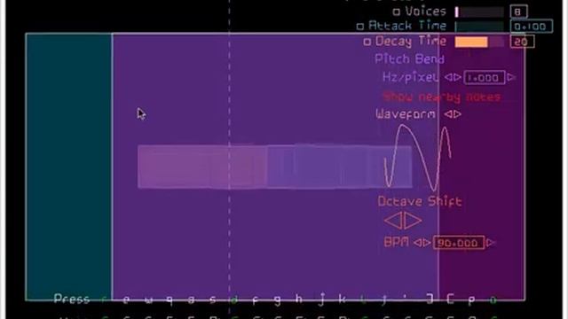 How to bend notes on the keyboard-keyboard using the mouse. смотреть онлайн
