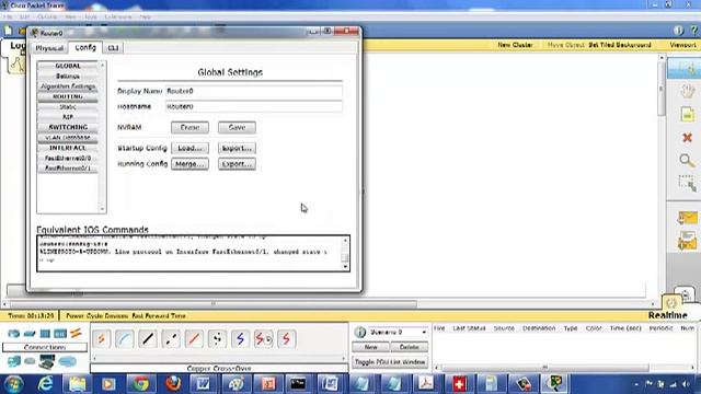 Packet Tracer - Command Line Interface Setting and Ping Simulation смотреть онлайн