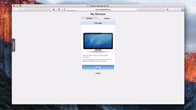 El Capitan Server Part 27: Profile Manager Mac Enrollment смотреть онлайн