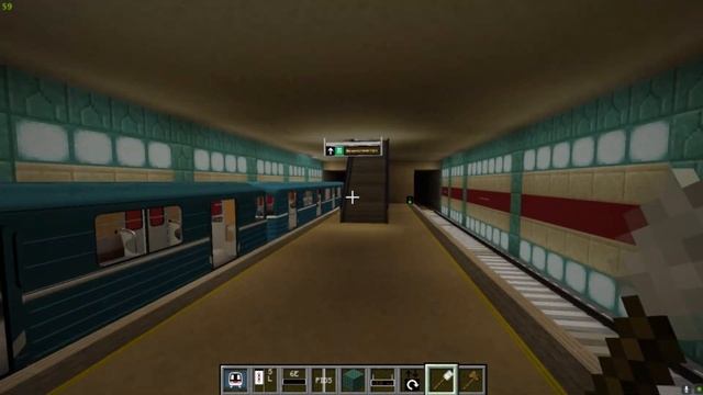 Обзор 1 линии моего метро в майнкрафт смотреть онлайн