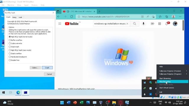 WINDOWS XP INSTALLATION SOUND HAS BSOD смотреть онлайн