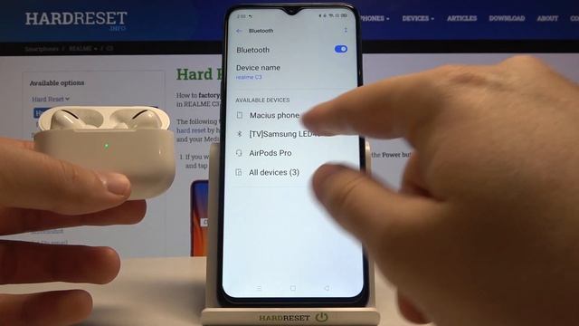 How to Connect AirPods Pro to Realme C3 – Wireless Headphones смотреть онлайн