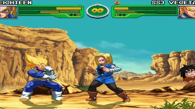 🟢HYPER DRAGON BALL Z ANDROID 18 VS VEGETA SUPER SAIYAJIN - [DOWNLOAD] смотреть онлайн