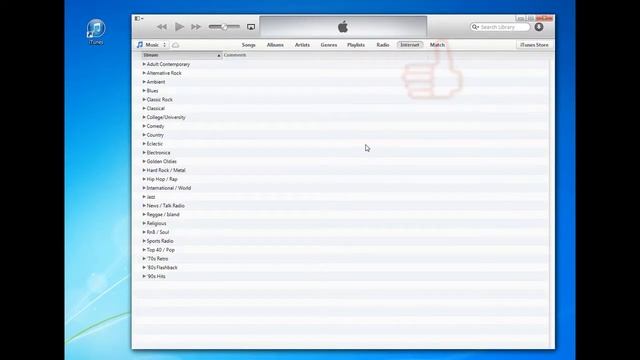 iTunes - Adding The Internet Radio Menu Item смотреть онлайн