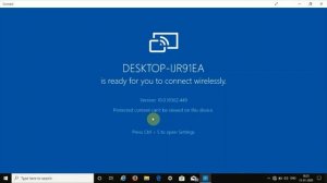 How to enable miracast in windows 10 PC ?