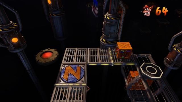 Crash Bandicoot N. Sane Trilogy - Gema amarilla-Generator Room смотреть онлайн