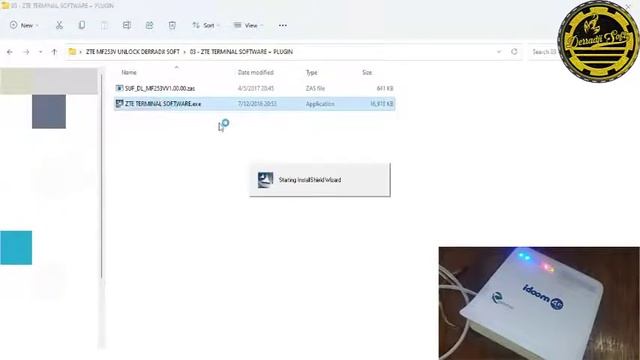 فك تشفير مودم اتصالات الجزائر ZTE MF253V طريقة سهلة و بسيطة بدون فتحه