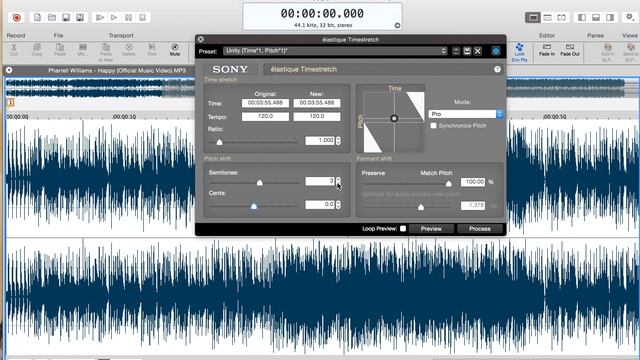 03 Tutorial cambiar tono y velocidad en Soundforge 2 para mac смотреть онлайн