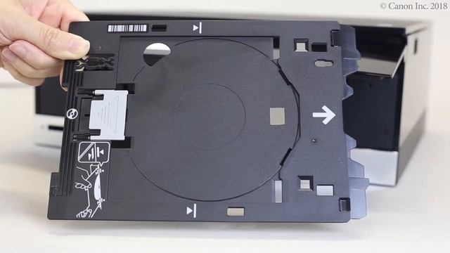 Disc label printing: from PC (Windows) (TS8200 series) смотреть онлайн