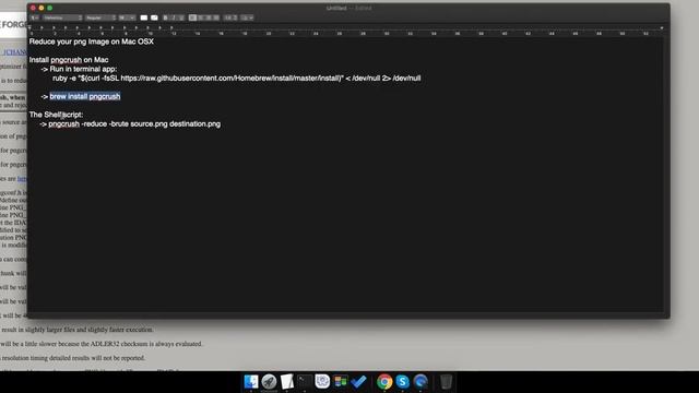 Reduce your png Image size using pngcrush on Mac OSX смотреть онлайн